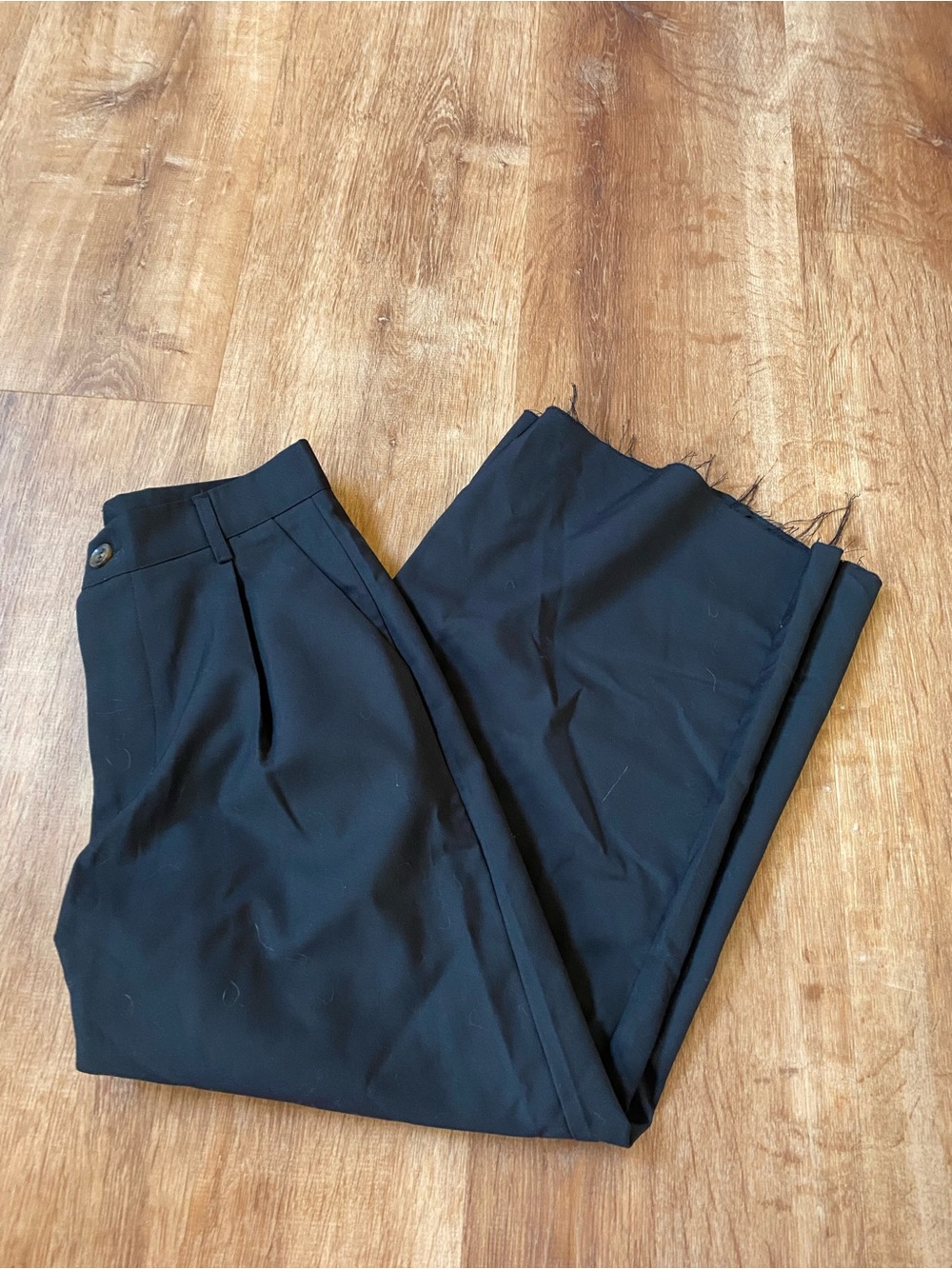 Cider Black womans Dress Pants - Tailored Pleat Front